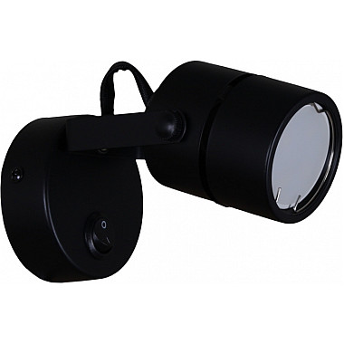 Спот 16020-9.5-001CT MR16 BK