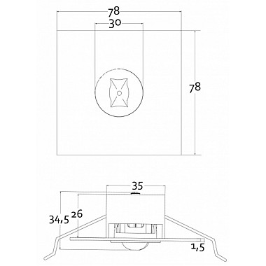 Точечный светильник Alnair 565325