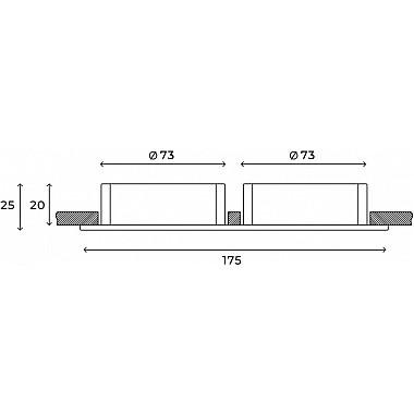 Точечный светильник Breeze HSBL_0098
