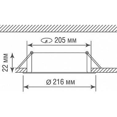 Точечный светильник Luna DL18813/23W White R