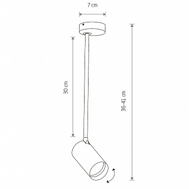 Спот Nowodvorski Mono Long M 7671