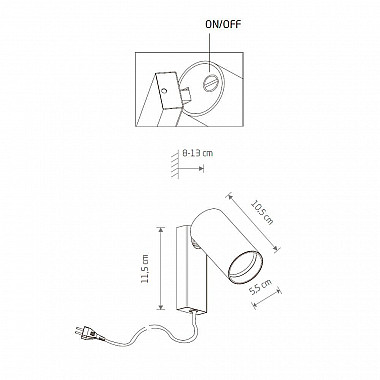 Спот Nowodvorski Mono 7781