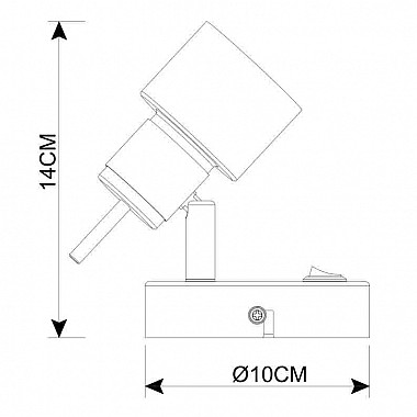 Спот Arte Lamp Almach A1906AP-1WH