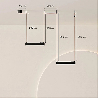 Трековая система в сборе Belty SET DK55SET23-01-BR