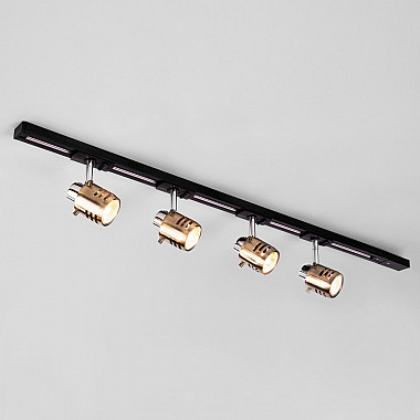 Трековая система в сборе Leonardo 20076/4 хром / античная бронза