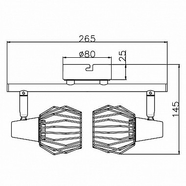 Спот Rivoli Naturale 7002-702 Б0038097