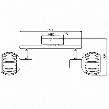 Спот Rivoli Enio 7032-702 Б0047135