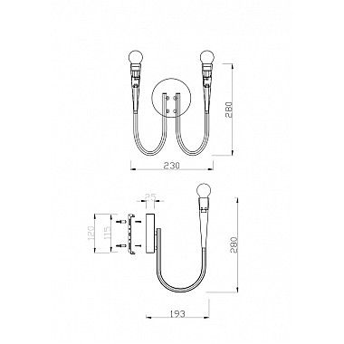 Бра Branches FR5253WL-02N