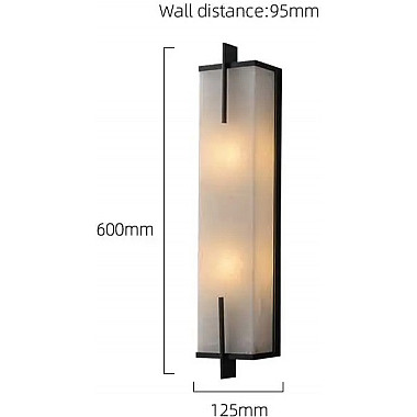 Бра Wall lamp MT8856-2W black