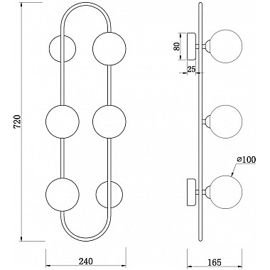Бра Inversion FR5233WL-04BS1
