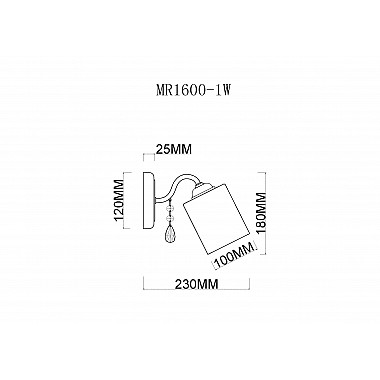 Бра Patrick MR1600-1W