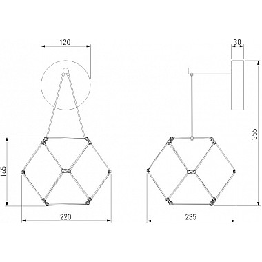 Бра Uma 90310/1 медь