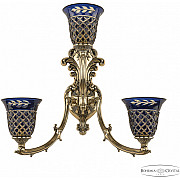 Бра Verona 7211B15/2+1/210 GB P2 U Amber-Blue/H-1J