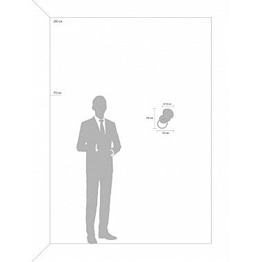 Бра Volani FR8017WL-01MG