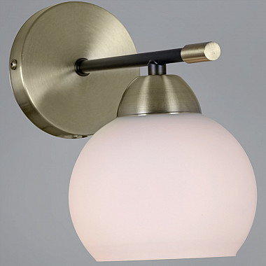 Бра IL0638-1WSQ-24 AB BK LIBRA