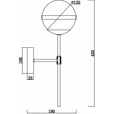 Бра Sonder FR5204WL-01BS