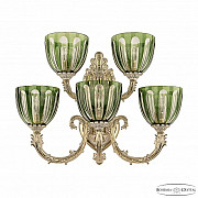 Бра 7109 7109B16/3+2/210 GW P1 U Clear-Green/H-1H