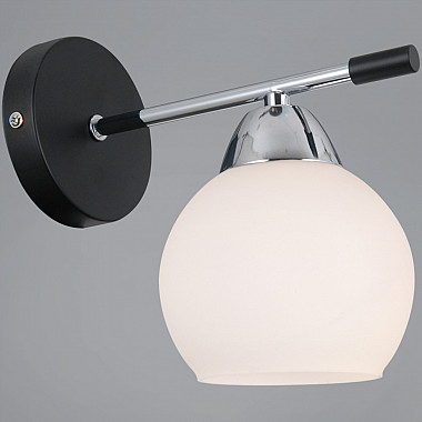 Бра IL0638-1WSQ-24 CR BK LIBRA