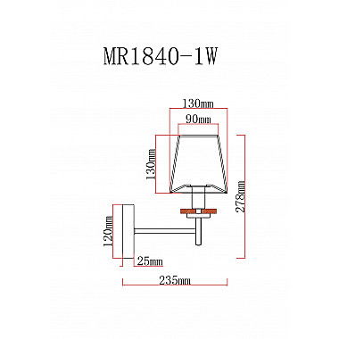 Бра Daniel MR1840-1W