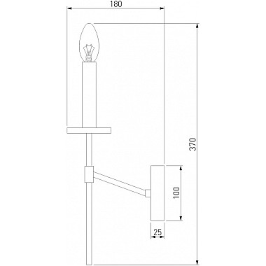 Бра Anders 60142/1 хром