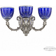 Бра Florence 7109B12/3/210 Ni P1 U Clear-Blue/H-1K