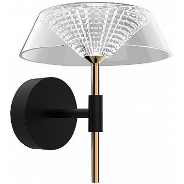 Бра MD21001018 MB21001018-1A black/gold