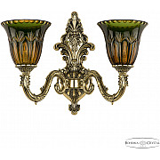 Бра Florence 7101B14/2/175 GB P2 U Amber-Green/H-1I