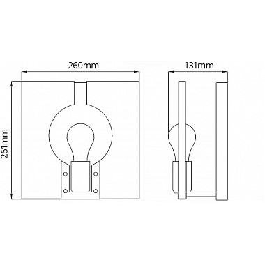 Бра Ludlow QN-LUDLOW1-PN