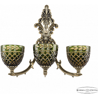 Бра Verona 7211B15/3/210 GB P1 U Amber-Green/H-1J