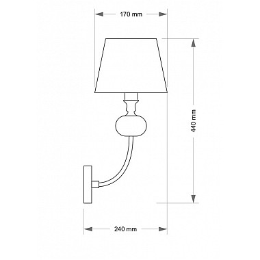 Бра Narni NAR-K-1(CC)