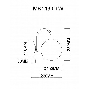 Бра Kate MR1430-1W