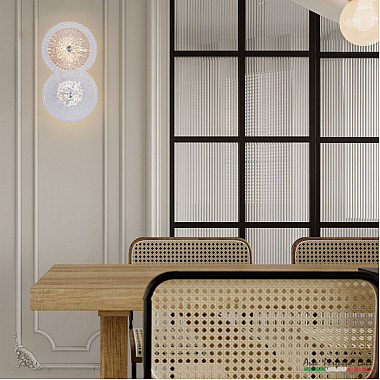 Бра AM-1252B 2.1252B.D150.H280.LED Ni