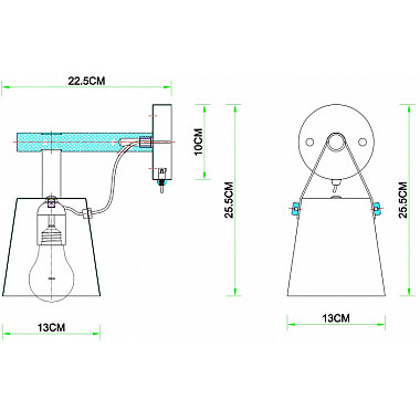Бра Thomas A7032AP-1WH