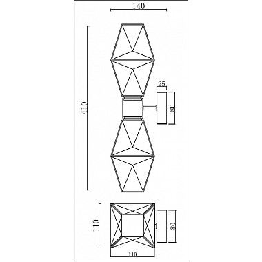 Бра Coctail time MOD325WL-02G