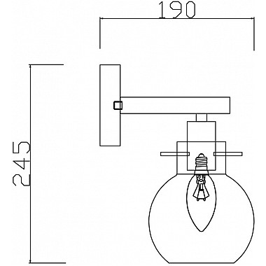 Бра Circle FR5183WL-01G