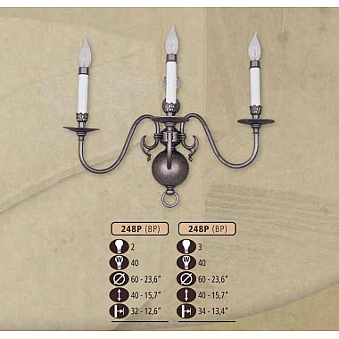 Бра 248P 248P/3 BP