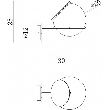 Бра Babble W111023/1