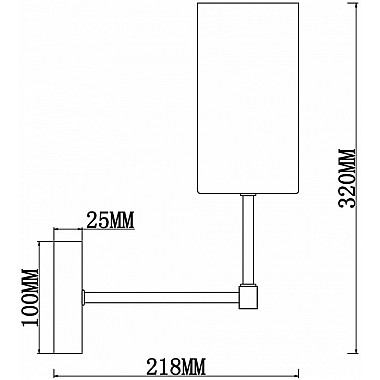 Бра Agnes FR5184WL-01CH