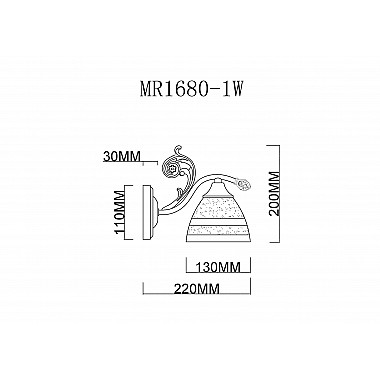 Бра Nile MR1680-1W