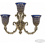 Бра Florence 7109B15/2+1/210 GB P2 U Amber-Blue/H-1J