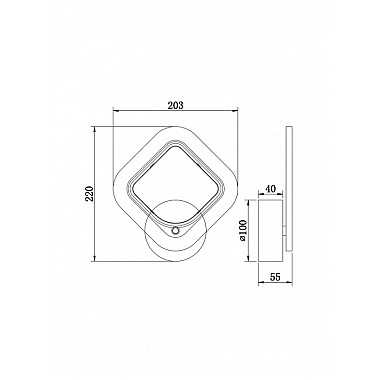 Бра Radane Market FR10020WL-L7W