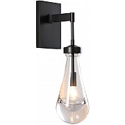 Бра Raindrop MT9093-1W black brushed gold