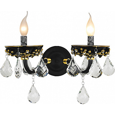 Бра Cigno Nero W110202/2black