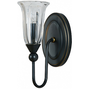 Бра 3710 3711/A black+gold