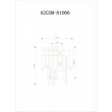 Бра 62GDM-81006
