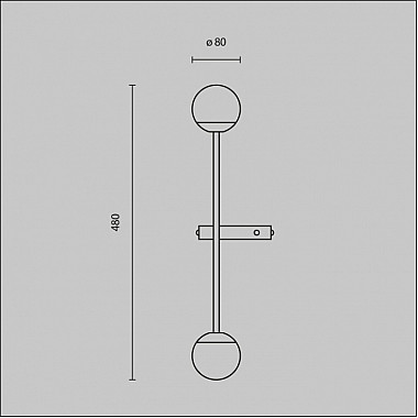 Бра Touch MOD285WL-L10BS3K