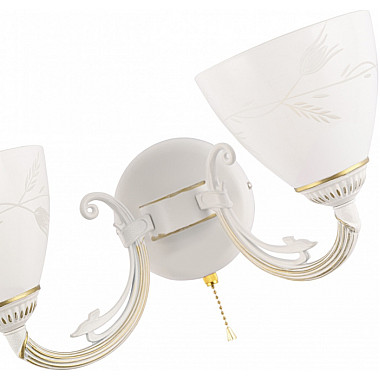 Бра AM343659 343659/2W WT+G