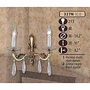 Бра 327N 327N/2 CJ BLACK