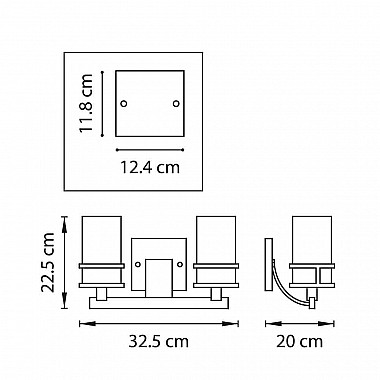 Бра Lightstar Cero 731627