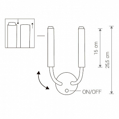 Бра Nowodvorski Stalactite 9055
